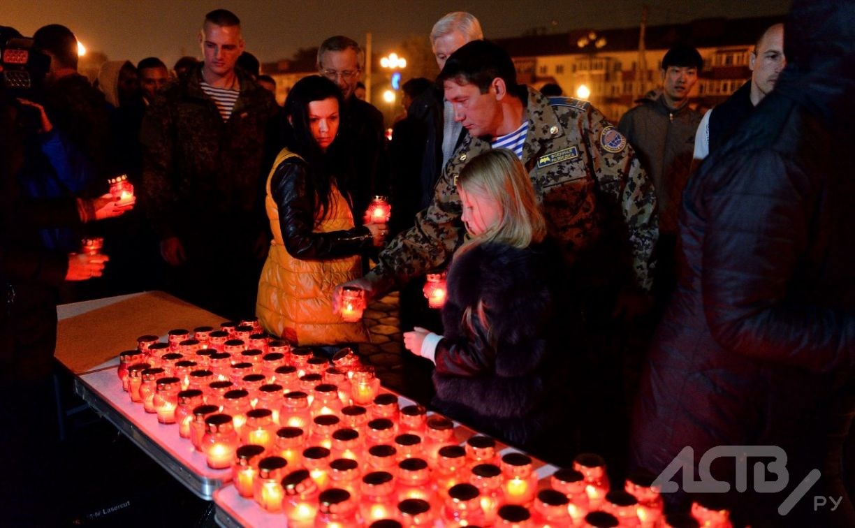 Сахалинцев зовут в 4 утра почтить память погибших