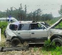 Водитель пострадал в опрокинувшемся внедорожнике в Корсаковском районе