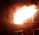 Расселённый дом загорелся ночью в Александровске-Сахалинском