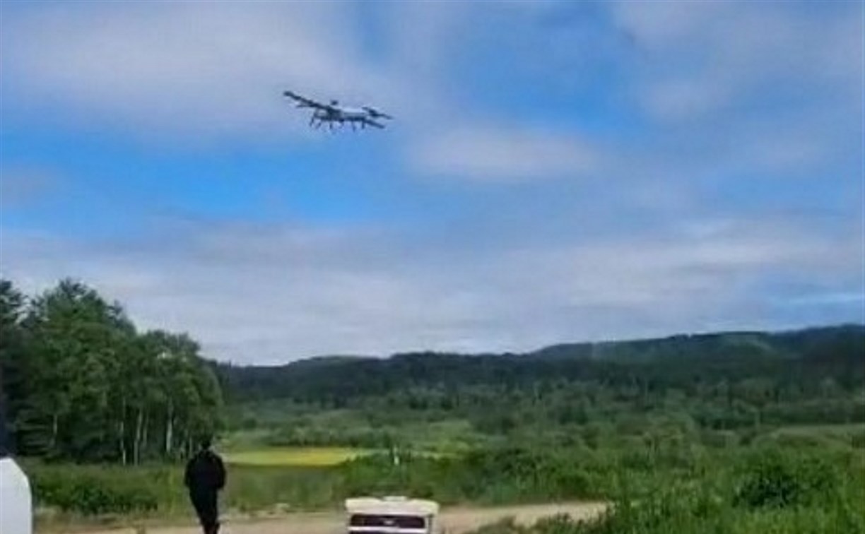 65 специалистов и тепловизоры: беспилотники помогают тушить лесные пожары на Сахалине