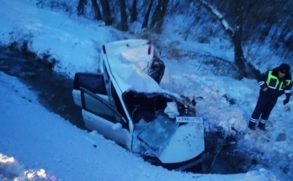 Два человека пострадали при ДТП в Анивском районе