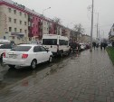 Южно-Сахалинск парализовали огромные автомобильные пробки