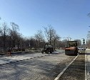 Более 5 тысяч квадратных метров дорог охватили ямочным ремонтом на юге Сахалина