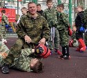 Сахалинская федерация армейского рукопашного боя провела открытую тренировку ко Дню Победы