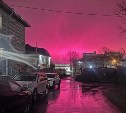 Необычное свечение в районе совхоза взбудоражило вечерний Южно-Сахалинск