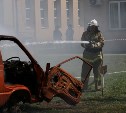 Южно-сахалинские школьники спасли «пострадавшего» в ДТП и потушили горящий автомобиль