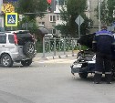 В центре Южно-Сахалинска произошла авария с участием такси