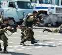 Условную демонстрацию разогнали бойцы нацгвардии на Сахалине