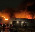 Крупный пожар в Южно-Сахалинске: пламя уничтожило мебельный склад на площади 1500 "квадратов"