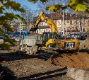 Стало известно, как идёт ремонт улицы Хабаровской в Южно-Сахалинске 