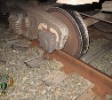 Восемь вагонов с углём сошли на железной дороге в Южно-Сахалинске