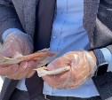 Появилось видео задержания сахалинского рыбного коммерсанта с взяткой в миллион