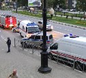 Из-за подозрительного предмета в Южно-Сахалинске оцепили участок проспекта Победы