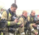 На Сахалине в дыму искали лучших пожарных (ФОТО)