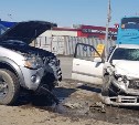 При столкновении двух иномарок в Южно-Сахалинске пострадал пассажир одной из них