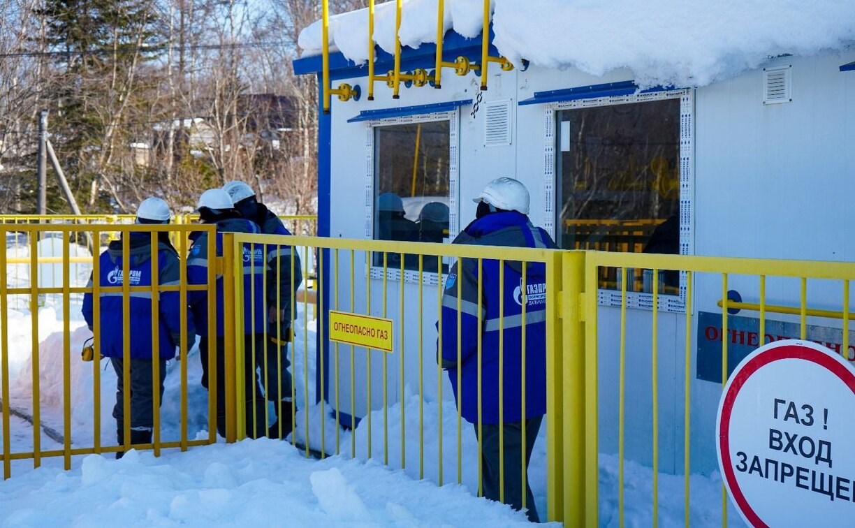В селе Дачное запустили газ во внутрипоселковые сети 