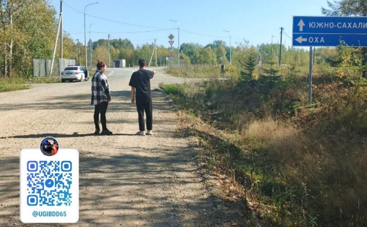 17-летний бесправник на Toyota Vista влетел в столб в Тымовском районе 