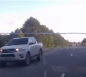 На трассе из Южно-Сахалинска в Корсаков водитель резко выскочил на встречку