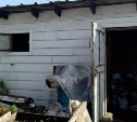 Частная баня загорелась в СНТ "Общепитовец-1" в Южно-Сахалинске