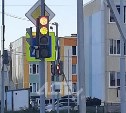 "Как сказали, так и ставим": в Новом Дальнем светофоры и дорожные знаки "мешают" друг другу 
