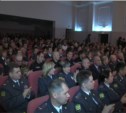 В преддверии Дня российской полиции на Сахалине наградили блюстителей порядка 