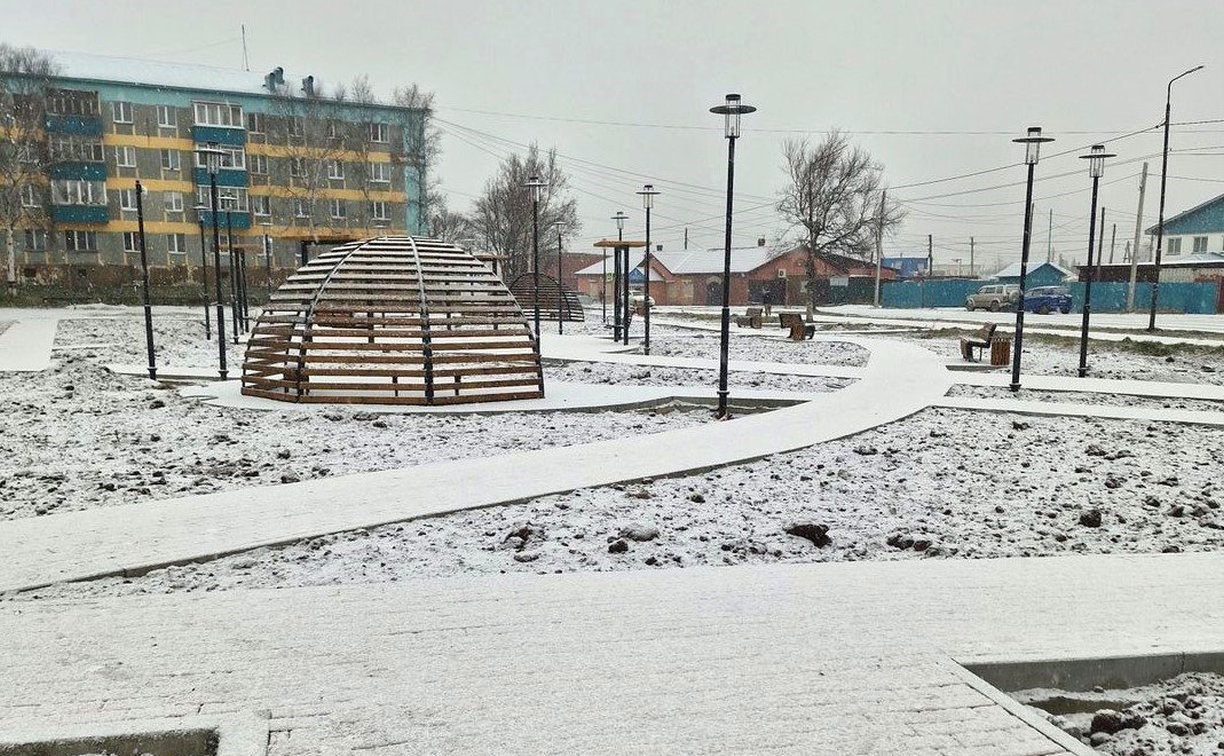 Новый сквер появился в Углегорском районе