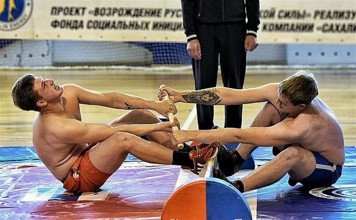 Первенство и чемпионат Сахалинской области по мас-рестлингу прошли в Поронайске