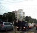 В Южно-Сахалинске водитель нарушил сразу несколько правил дорожного движения