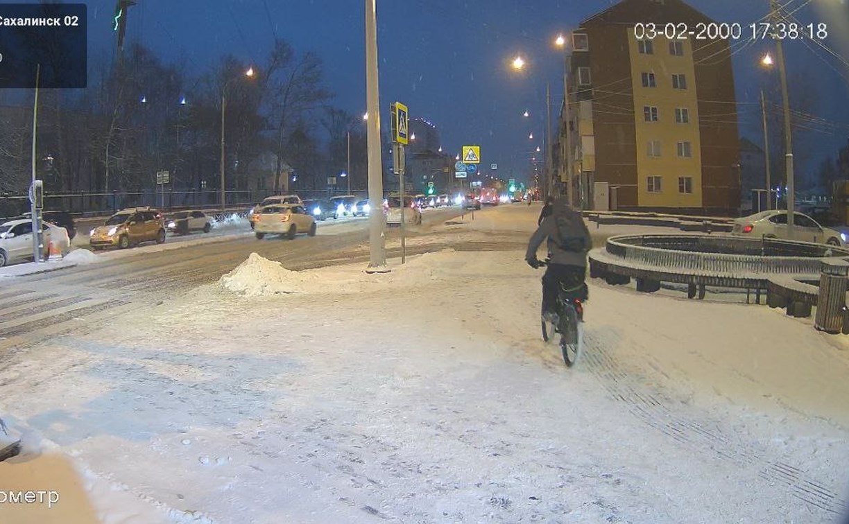 Вишневский: зимой в Южно-Сахалинске есть велосипедисты, и это нормально