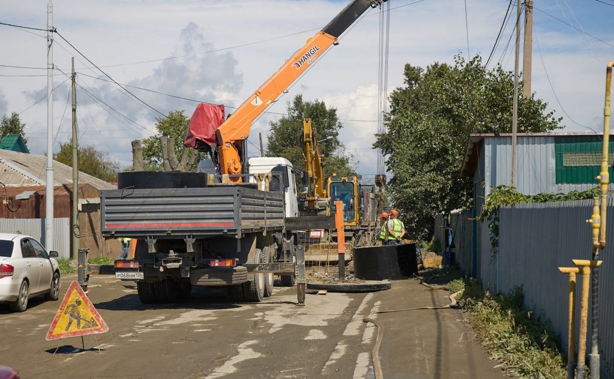Улицу Достоевского в Южно-Сахалинске приведут в порядок к концу сентября 