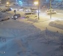 Подкачала "медвежья услуга": два автомобиля столкнулись в Южно-Сахалинске