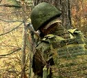 Сахалинские военнослужащие учатся тактическим действиям в лесополосе