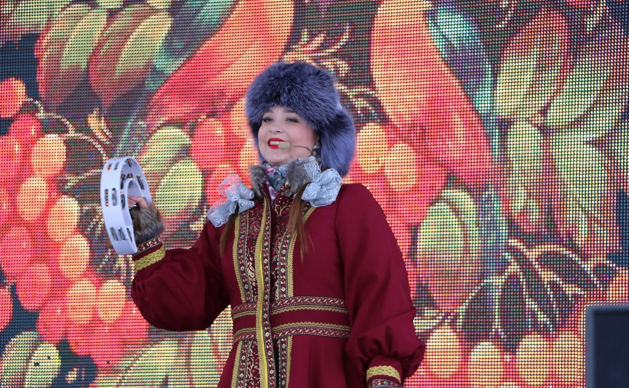 Новогодние мероприятия начались в городском парке Южно-Сахалинска 