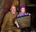 В Южно-Сахалинске впервые встретили "Поезд Победы"