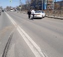 Нетрезвый водитель на Toyota Mark II врезался в пассажирский автобус в Южно-Сахалинске