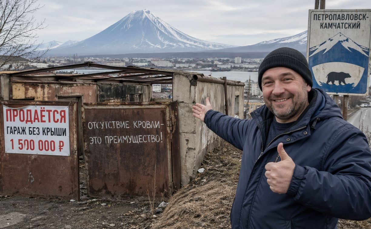 Гараж без крыши в Петропавловске-Камчатском продают за 1,5 миллиона рублей