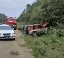 Сахалинец опрокинул авто в кювет на дороге Корсаков-Новиково