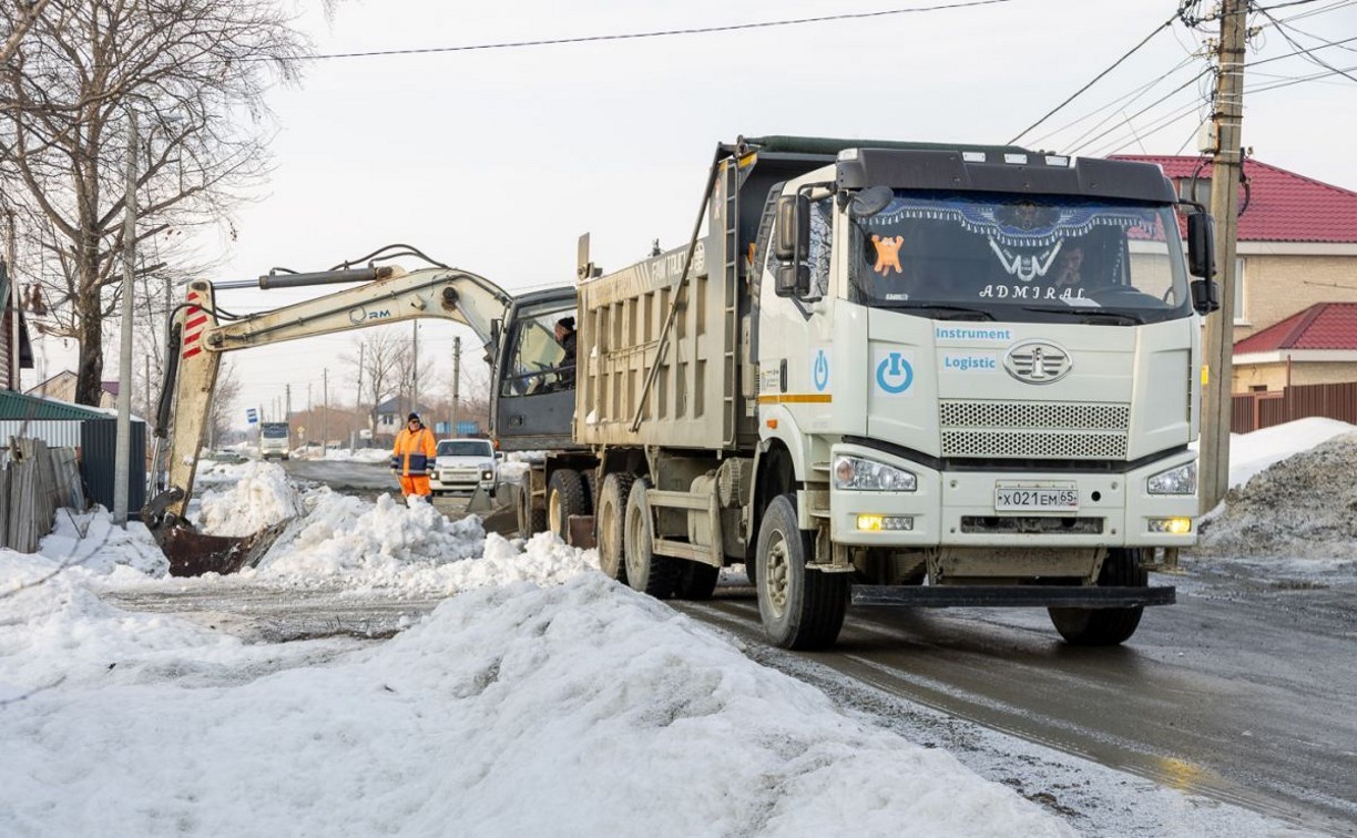 Противопаводковые мероприятия стартовали в Южно-Сахалинске