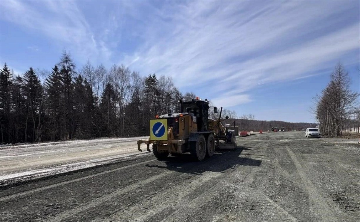 На трассе Южно-Сахалинск – Корсаков движение перезапущено по расширенному участку