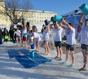 Ледяной водой на морозе облили себя некоторые жители Александровска-Сахалинского