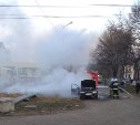 Автомобиль сгорел в Александровске-Сахалинском