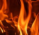 Мужчина пострадал при пожаре в Макаровском районе