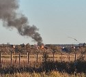 Пожар недалеко от взлётной полосы аэропорта заметили в Южно-Сахалинске