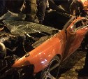Водитель автомобиля Toyota Cresta чудом выжил при страшной аварии в Южно-Сахалинске