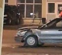 Авария произошла на Холмском шоссе в Южно-Сахалинске 