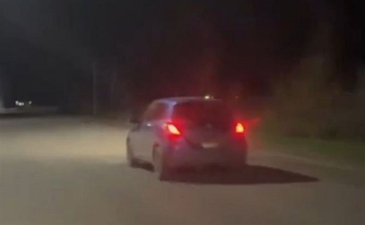Пьяный подросток за рулём вылетел в кювет, когда скрывался от погони ГАИ на Сахалине 