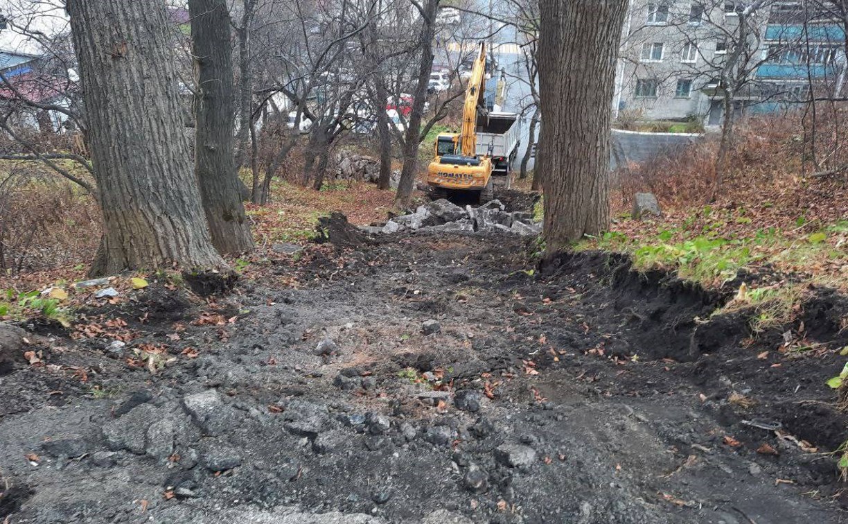 Вековую лестницу японского храма Анива-дзиндзя разобрали на Сахалине: что говорят местные власти