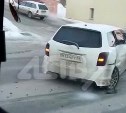 Два автомобиля разбили утром в Корсакове