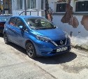 Неизвестный столкнулся с Nissan Note и скрылся с места ДТП в Южно-Сахалинске