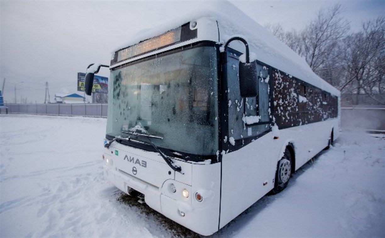 Для жителей Лиственничного поставили автобусную остановку ближе к домам